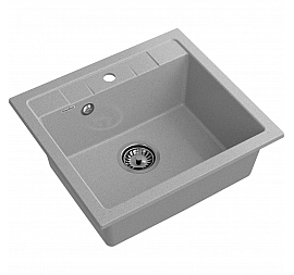 Мойка кухонная GranFest Quadro 561 56 см серый