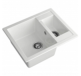 Мойка кухонная GranFest Quadro 610K 61 см иней