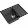 Мойка кухонная GranFest Quadro 650L 65 см графит