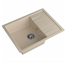 Мойка кухонная GranFest Quadro 650L 65 см кашемир