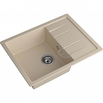 Мойка кухонная GranFest Quadro 650L 65 см кашемир