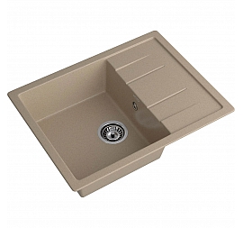 Мойка кухонная GranFest Quadro 650L 65 см песочный