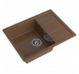 Мойка кухонная GranFest Quadro 650L 65 см терракот
