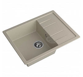 Мойка кухонная GranFest Quadro 650L 65 см топаз