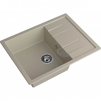 Мойка кухонная GranFest Quadro 650L 65 см топаз