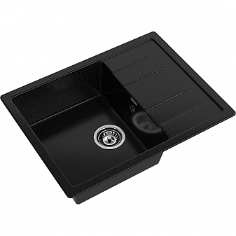 Мойка кухонная GranFest Quadro 650L 65 см чёрный