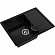 Мойка кухонная GranFest Quadro 650L 65 см чёрный
