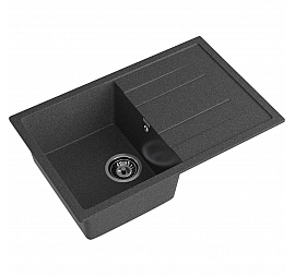 Мойка кухонная GranFest Quadro 780L 77 см графит