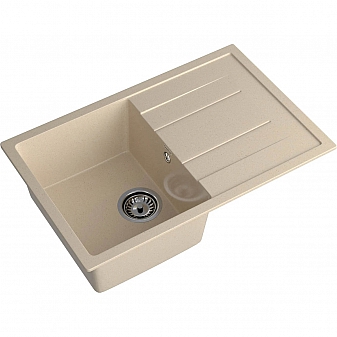 Мойка кухонная GranFest Quadro 780L 77 см кашемир