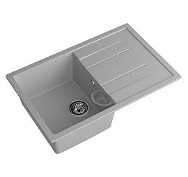 Мойка кухонная GranFest Quadro 780L 77 см серый