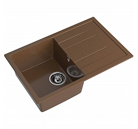Мойка кухонная GranFest Quadro 780L 77 см терракот