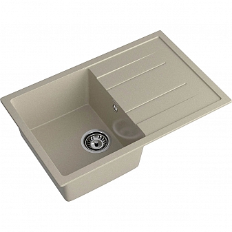 Мойка кухонная GranFest Quadro 780L 77 см топаз
