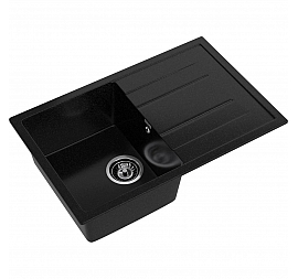 Мойка кухонная GranFest Quadro 780L 77 см чёрный