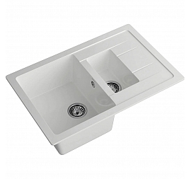 Мойка кухонная GranFest Quadro 775KL 77 см иней