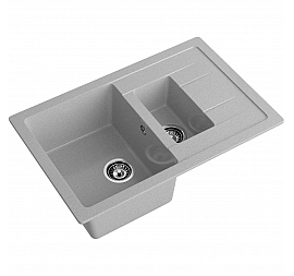 Мойка кухонная GranFest Quadro 775KL 77 см серый
