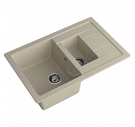 Мойка кухонная GranFest Quadro 775KL 77 см топаз