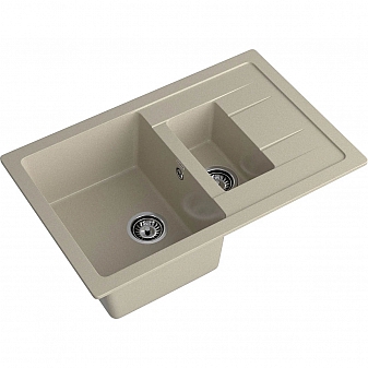 Мойка кухонная GranFest Quadro 775KL 77 см топаз