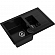 Мойка кухонная GranFest Quadro 775KL 77 чёрный