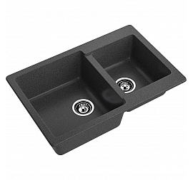 Мойка кухонная GranFest Practik 780K 78 см графит