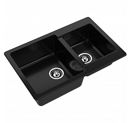 Мойка кухонная GranFest Practik 780K 78 см чёрный