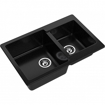Мойка кухонная GranFest Practik 780K 78 см чёрный