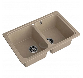 Мойка кухонная GranFest Standart 780K 78 см песочный