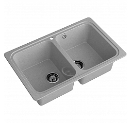 Мойка кухонная GranFest Standart 780K 78 см серый