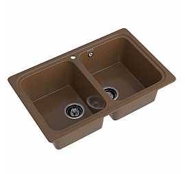 Мойка кухонная GranFest Standart 780K 78 см терракот
