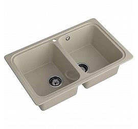 Мойка кухонная GranFest Standart 780K 78 см топаз
