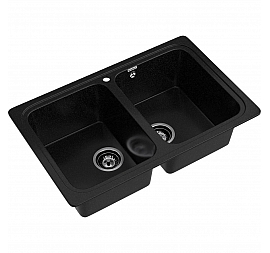 Мойка кухонная GranFest Standart 780K 78 см чёрный