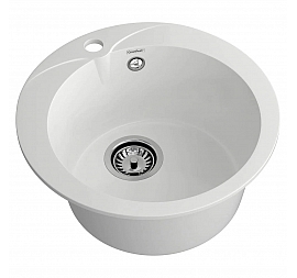 Мойка кухонная GranFest Rondo 480 48 см иней