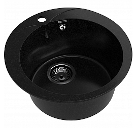 Мойка кухонная GranFest Rondo 480 48 см чёрный