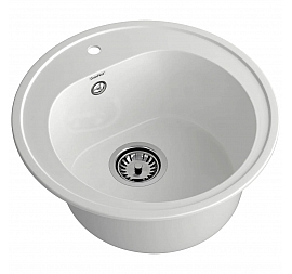 Мойка кухонная GranFest Rondo 510 51 см иней