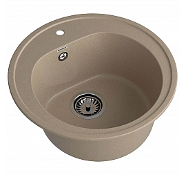 Мойка кухонная GranFest Rondo 510 51 см песочный