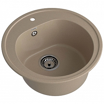 Мойка кухонная GranFest Rondo 510 51 см песочный