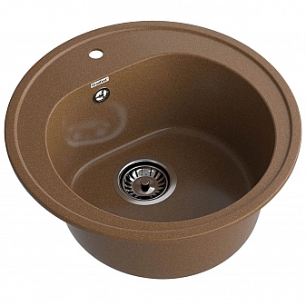 Мойка кухонная GranFest Rondo 510 51 см терракот