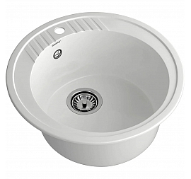 Мойка кухонная GranFest Rondo 520 52 см иней