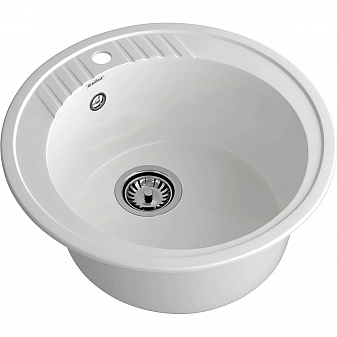 Мойка кухонная GranFest Rondo 520 52 см иней