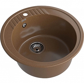 Мойка кухонная GranFest Rondo 520 52 см терракот