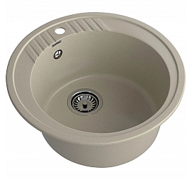 Мойка кухонная GranFest Rondo 520 52 см топаз