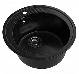 Мойка кухонная GranFest Rondo 520 52 см чёрный