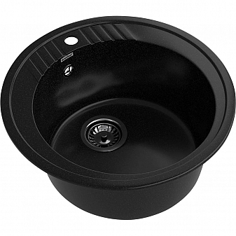 Мойка кухонная GranFest Rondo 520 52 см чёрный