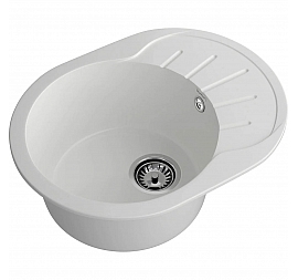 Мойка кухонная GranFest Rondo 580L 58 см иней