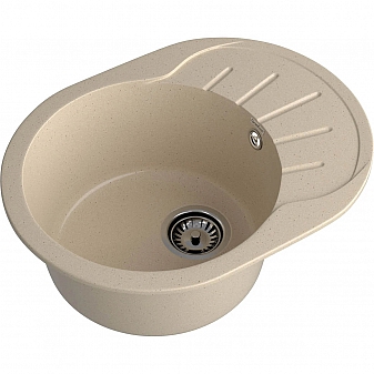 Мойка кухонная GranFest Rondo 580L 58 см кашемир