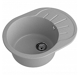 Мойка кухонная GranFest Rondo 580L 58 см серый