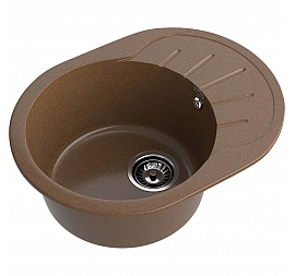 Мойка кухонная GranFest Rondo 580L 58 см терракот