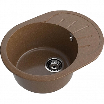 Мойка кухонная GranFest Rondo 580L 58 см терракот