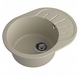 Мойка кухонная GranFest Rondo 580L 58 см топаз