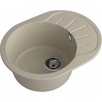 Мойка кухонная GranFest Rondo 580L 58 см топаз