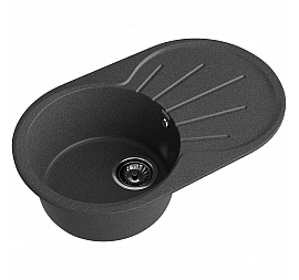 Мойка кухонная GranFest Rondo 750L 75 см графит